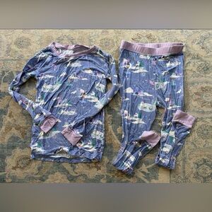 Little Sleepies Ice Princess Winter Wonderland PJ Set size 4T